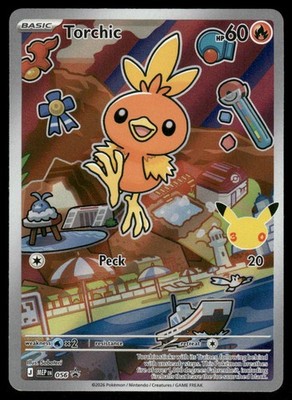 Pokemon Karten Torchic 056 Holo First Partner Sammlung 2026 Promo NM *5