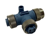 Turck RSM-2RKM 57 MiniFast 3-Way Tee Connector 7/8" Minifast 5-Pin U0141