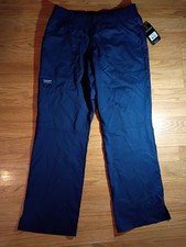 Cherokee Workwear Original Scrub Pants Petite XS Small Navy Blue New With Tags 