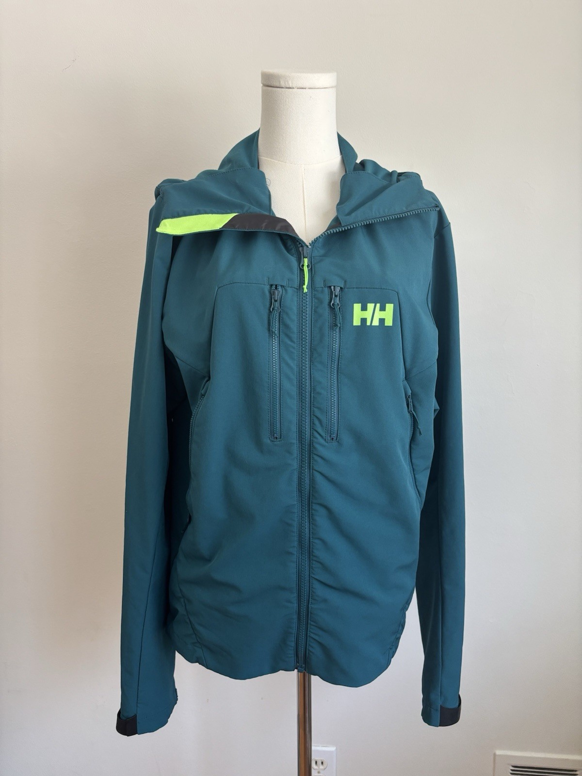 Helly Hansen Paramount Hooded Softshell Jacket Aq… - image 1