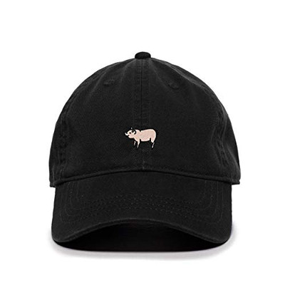 Farm Pig Baseball Cap Embroidered Cotton Adjustable Dad Hat