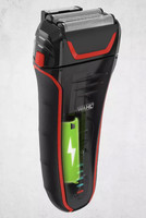 Wahl Clean & Close Plus Wet & Dry Electric Cordless Shaver Black/Red WA-7064-017