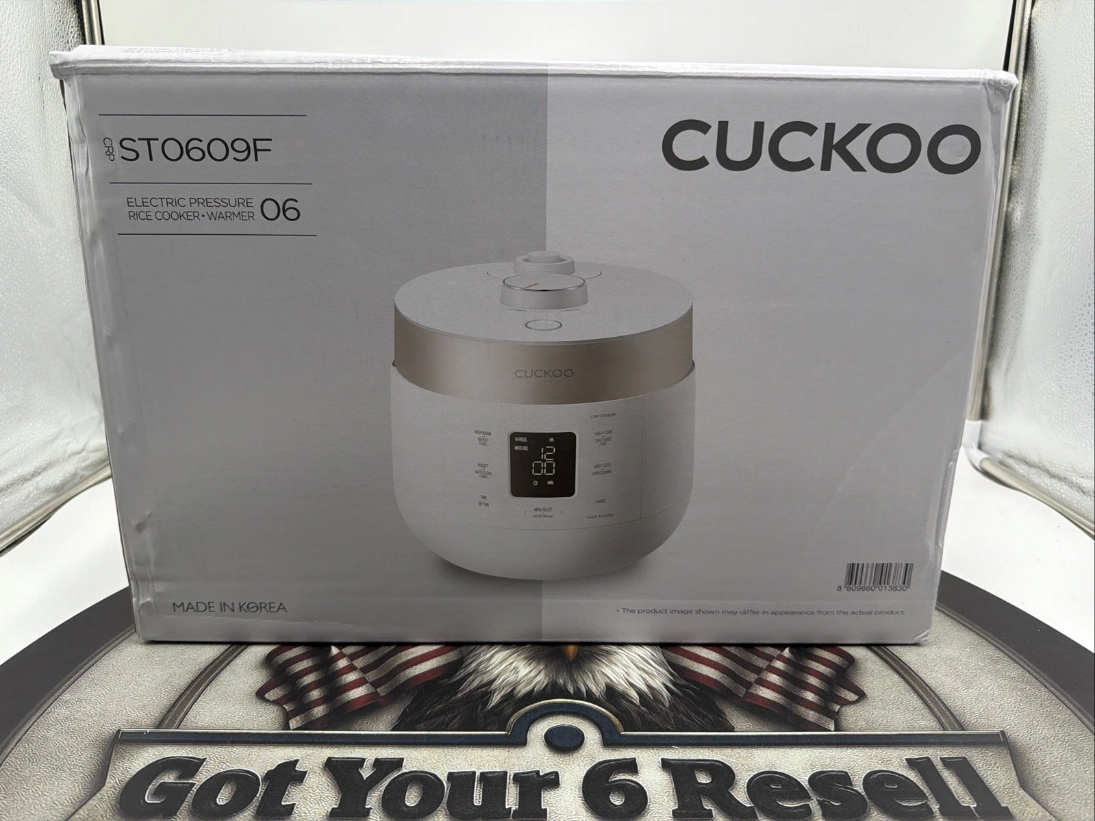 CUCKOO Twin Pressure Electric Rice Cooker 6-Cup White
Opens in a new window or tab