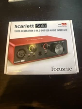 Focusrite Scarlett Solo USB Audio Interface (Gen 3)