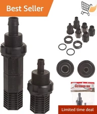 Ebb & Flow Fitting Kit with 2 Extensions for Hydroponic and Irrigation