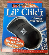 Lil Clikr 2-Button Mini-Mouse, Great for Kids...