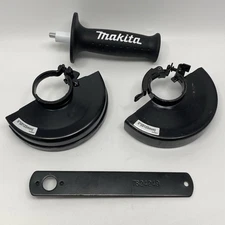 Makita Grinder Parts Lot Closed & Open 5” Safety Guard Rubber Handle Wrench Tool
