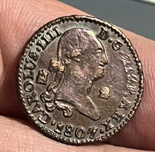 Cincin19 Bonitos 2 Mrvds CARLOS IV 1807 Segovia