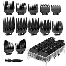 Clipper Guards Set with Organizer, Professional Hair Cutting Guides 14 Pack