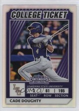 2022 Elite Extra Edition College Tickets Optic Holo Prizm Cade Doughty 0c2