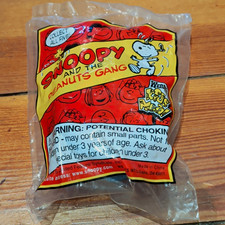 Wendy's Peanuts Snoopy Gang Yo-Yo Toy w/ Snoopy Figure, 2000 Vintage