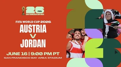 2 FIFA World Cup 2026 Tickets – Austria vs Jordan – San Francisco - Bild 1 von 2