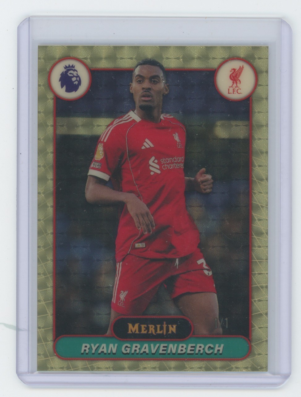 RYAN GRAVENBERCH 2026 Topps Merlin Premier League #120 SUPERFRACTOR SSP 1/1 1of1