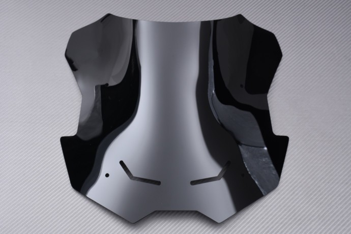 Bulle sport en polycarbonate noir pour Yamaha Tracer 9 GT 2025