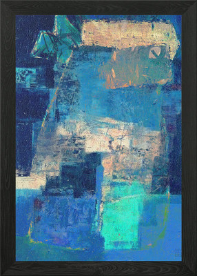 Basic Instinct (Geist Wolf) Gerahmtes Wandbild Poster Leinwanddruck Bild