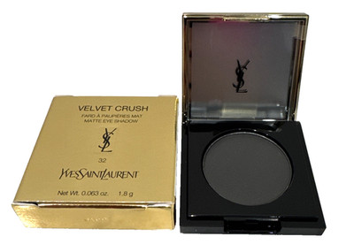 Yves Saint Laurent Velvet Crush Matte Eye Shadow 32 UNACCESSIBLE BLACK Full SIZE