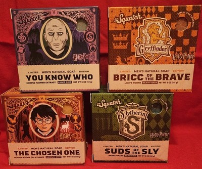 Dr Squatch Limited Edition Harry Potter Natural Bar Soap Unisex 5oz 4pk