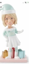 Martha Stewart Martha on the Mantel Bobblehead Christmas Holiday Decor