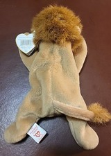 Ty Beanie Babies Roary, The Lion Style 4069- Born 2-20-1996, 9 Inches