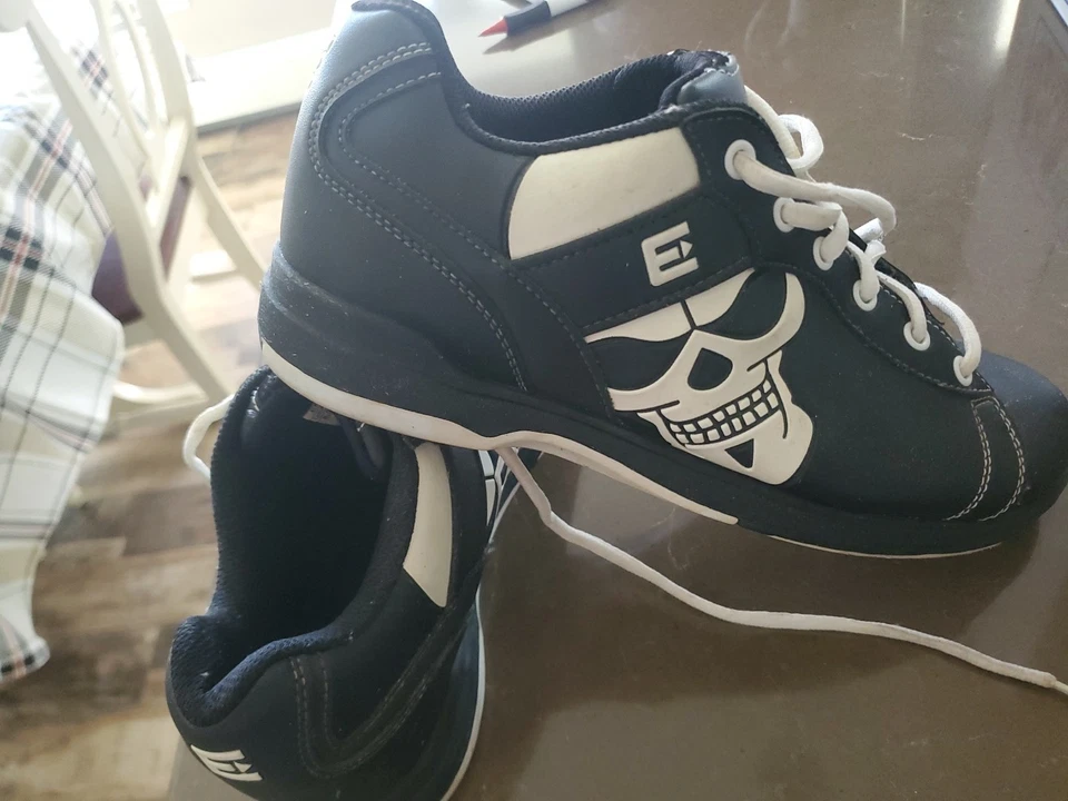 Zapatos de boliche Etonic para hombre talla 8,5 negros Glo calavera perfecta EBMD106-11 Foto 2 de 4