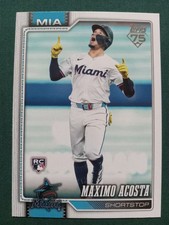 2026 Topps Series 1 Maximo Acosta #172 (RC) NM Miami Marlins Free Shipping