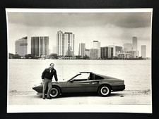 1986 Key Biscayne FL City Skyline Machiavelli Sports Car Man Vintage Press Photo