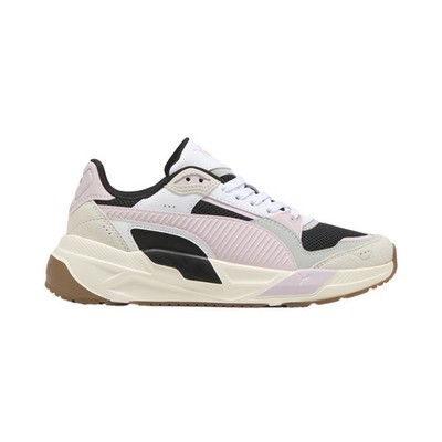 PUMA Trinity 2 Lace Up  Womens Pink, White Sneakers Casual Shoes 40303908