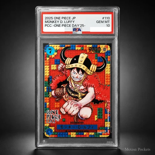 PSA 10 Luffy P-110 Premium Card Collection ONE PIECE DAY 25 Japanese 2025