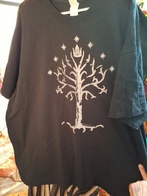The Lord of The Rings Tree Of Gondor Mens Black T-Shirt 3XL 