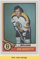 1974-75 Topps Don Marcotte #221 READ sq1
