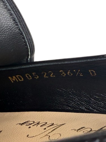 NUEVO DIOR X ROGER VIVIER Mujer 62-66 Negro y Verde Charol Bombas IT36.5 - Imagen 3 de 10