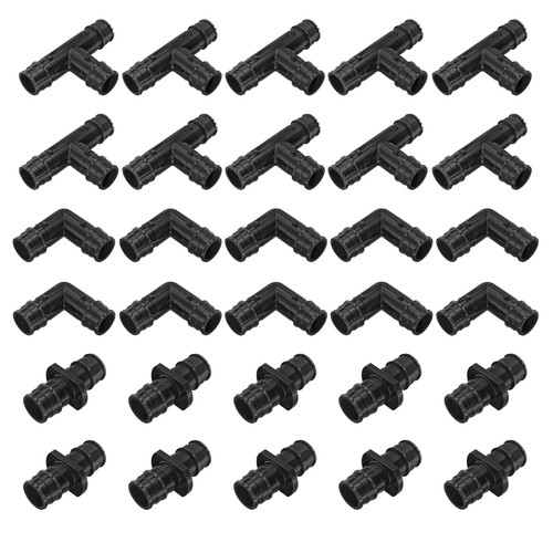 Poly Pex A Expansion Fittings F-1960 1/2 Combo With 1/2 inch Tees T [10 1/2