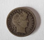 1915 S Barber Dime - Very Good Condition - Silver