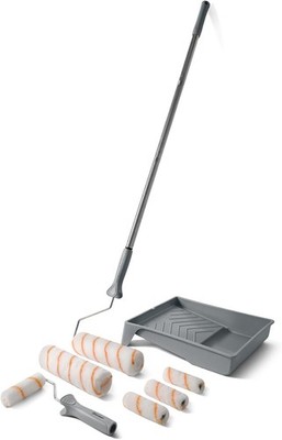 ROLLINGDOG Paint Roller Kit with Extension Pole - 9 Inch with... 