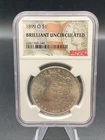 NGC Brilliant Uncirculated 1899-O $1 Morgan Silver Dollar Flag Label