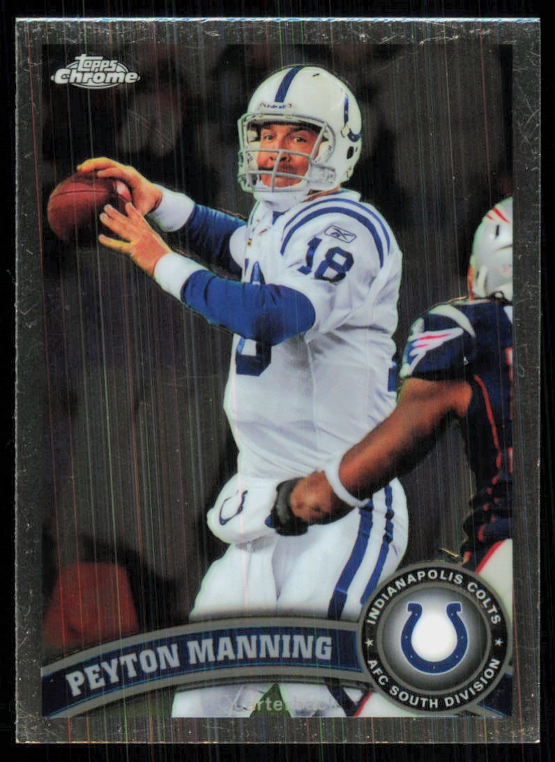 2011 Topps Chrome Peyton Manning Indianapolis Colts #110