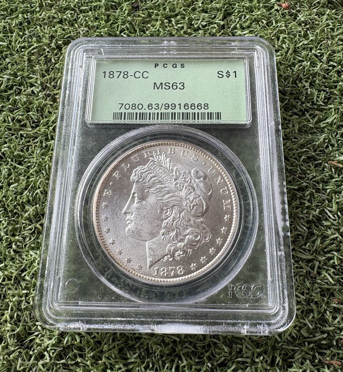 1878年モルガンダラー銀貨 7TF Rev79 MS63 アンティーク 1878年モルガンダラー銀貨 7TF Rev79 MS63 アンティーク 1878年