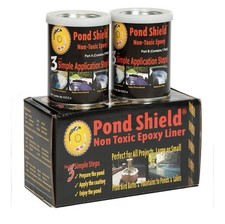 Nontoxic Epoxy Paint For Ponds 1.5 Quart Black Durable Shielding Solution