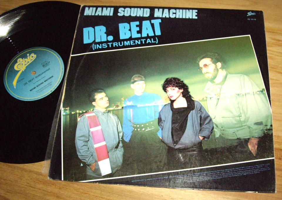 GLORIA ESTEFAN/MIAMI SOUND..*OZ 1st Press 12'' MAXI SINGLE ' DR BEAT ' 1984 VGC+ - Image 2 of 2
