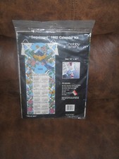 HOBBY KRAFT TRELLIS NEST SEQUINNED 1992 CALENDAR KIT 9282