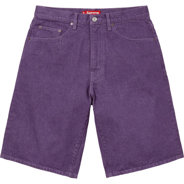 Short Supreme Baggy Denim Violet
