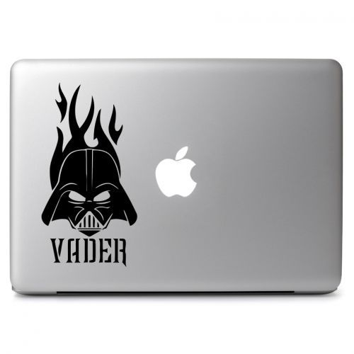 Star Wars Darth Vader Fire Decal Sticker for Macbook Air Laptop Car Window Wall  - Picture 2 of 7
