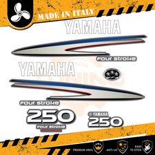 Decalcomania Adesivi Motore Fuoribordo Yamaha 250 cv - Four Stroke F250 BIANCO