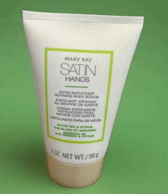 MARY KAY Satin Hands Satin Smoothie Refining Shea Scrub 2 oz White Tea & Citrus