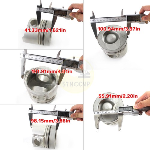 Kit de reconstrucción de motor DB58 DB58T DB58TIS para excavadora Doosan Daewoo SOLAR 225LC - Imagen 3 de 18