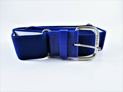 Ceinture Baseball/softball All-Star – Bleue élastique Réglable 1 1/2″ – Adulte/Jeunesse