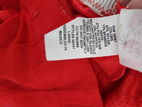 A4 Jugend Fußball Hose/Schlüpfer rot L Kordelzug/Gummibund guter Zustand - Bild 7 von 10