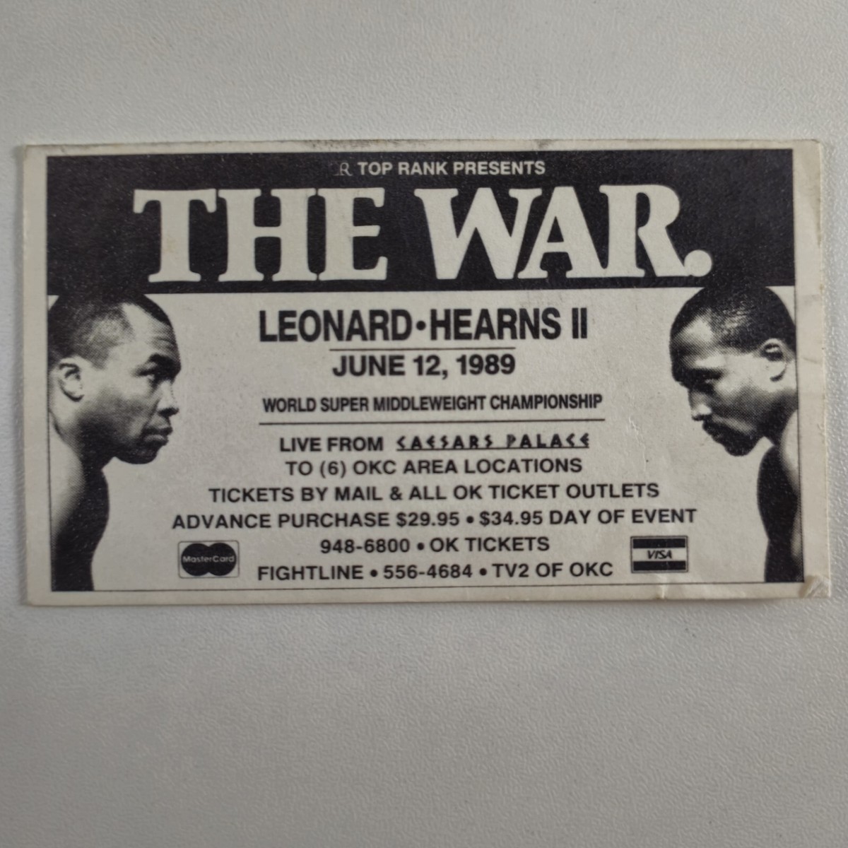 RSVP アールエスヴィーピー VINTAGE ヴィンテージ 80&#39;s Sugar Ray Leonard vs Thomas Hearns 2 &quot;The War&quot; Tシャツ A1036 美品 中古 4c074093 RSVP アールエスヴィーピー VINTAGE ヴィンテージ 80's Sugar