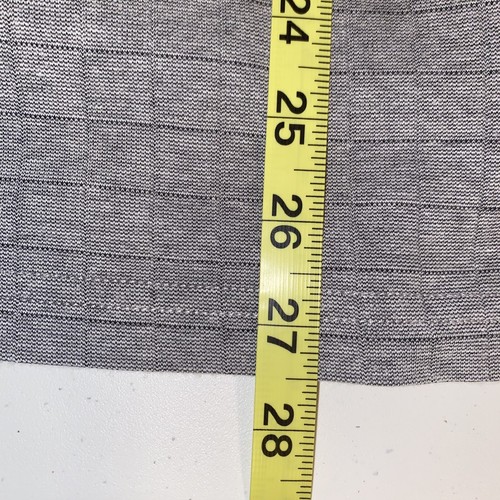 Junction West Shirt Long Sleeve Gray Stripped Medium Men’s Collared Polo - Picture 7 of 7