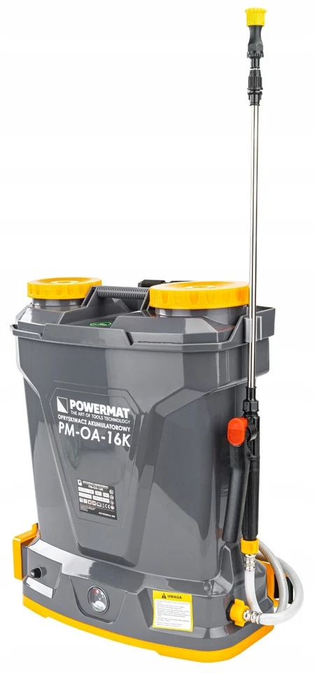 Pompa a Spalla per Irrorazione Spruzzatore a Batteria Nebulizzatore a Zaino 16 L - Immagine 2 di 4